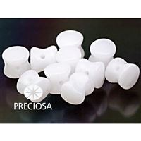 Preciosa korálky PELLET - 24 ks-  Bílá  (02010) PEL063