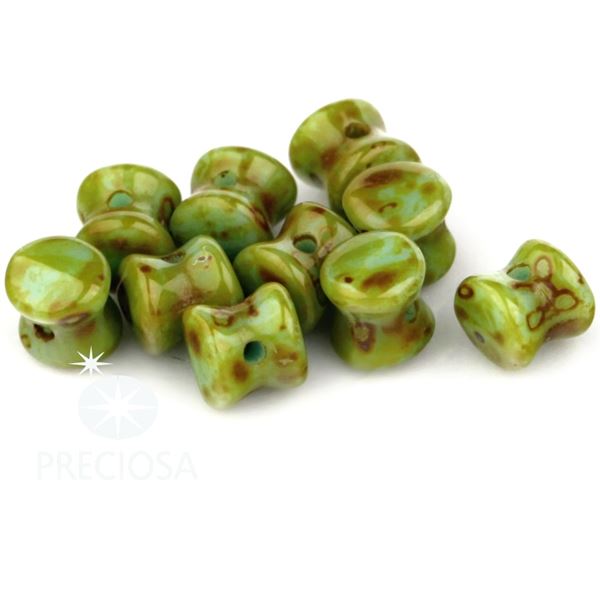 Preciosa korlky PELLET Zelen (63020-86805) 24 ks