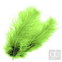 Peří dekorační jemné Zelená (5 g/10 cm)