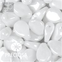 Preciosa PIP 5 x 7 mm 25 ks Bílá 02010-14400