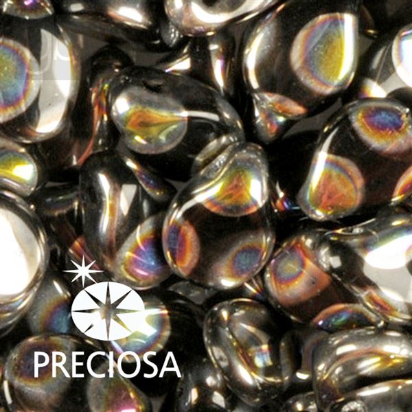 Preciosa PIP kor�lky 5x7 mm 25 ks �ern� vitrail (23980-281A3) PIP118