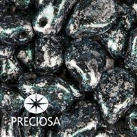 Preciosa PIP 5 x 7 mm 25 ks erná zelená 23980-45707