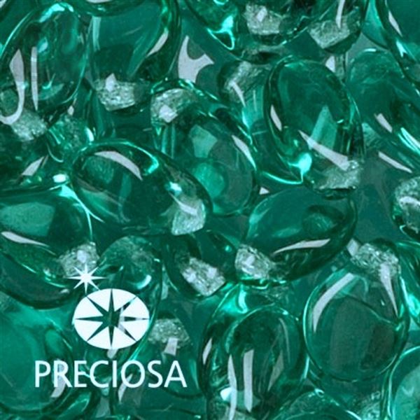Preciosa PIP 5 x 7 mm 25 ks Zelen 50710
