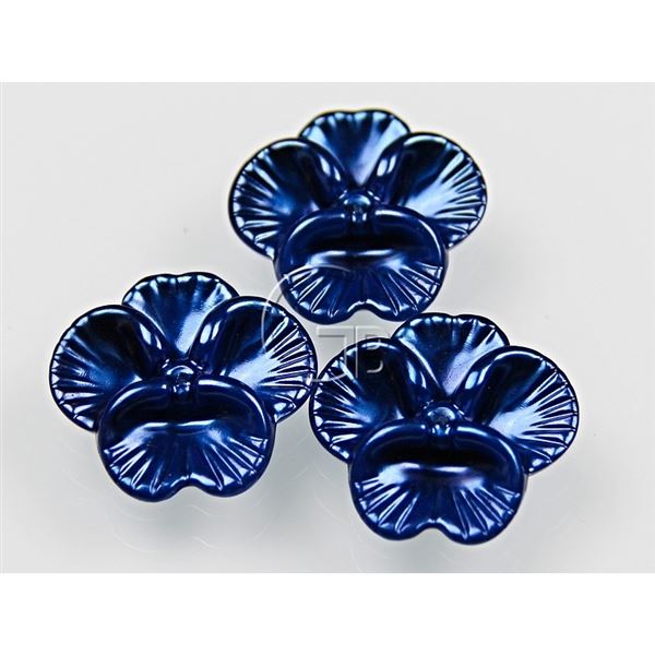 Kor�lky Plast Kv�t 26mm Modr� PL103