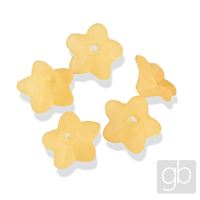 Korálky Plast Zvonek 9,5 x 4,3 mm lutá tmavá