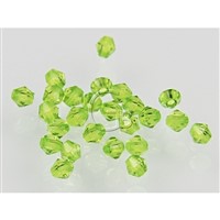 Plastové korálky brouené Lucerna Zelená PL22