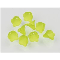 Korálky Plast Kala 10x10 mm Zelená PL58