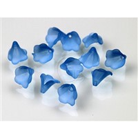 Korálky Plast Kala 10x10 mm Modrá PL60