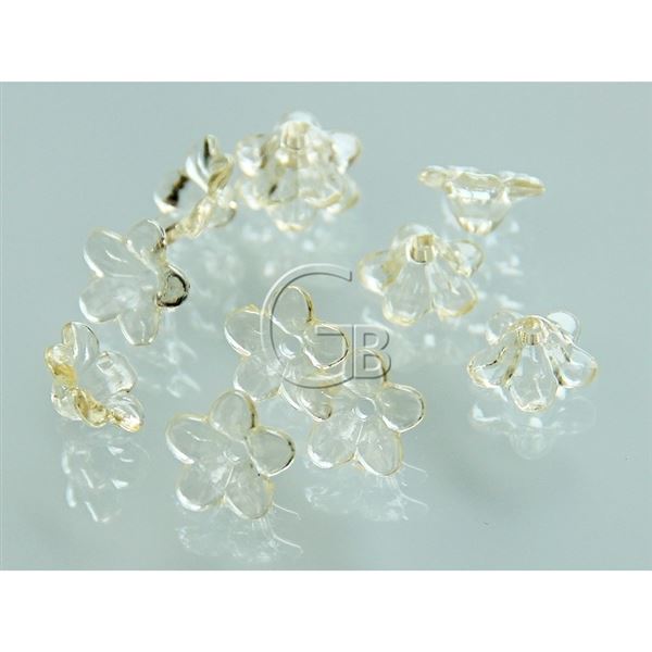 Kor�lky Plast Zvonek 8x12mm �lut� PL78