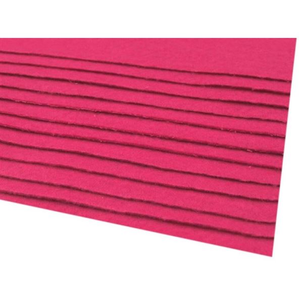 Dekorativní plsť tloušťka 2-3 mm Růžová Fuxie 1ks