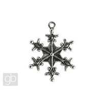 Pívsek Snhová vloka 23 mm Platina