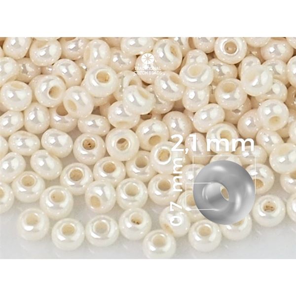 Preciosa rokajl 11/0 - 2,1 mm  B�ov� (46113) 50 g