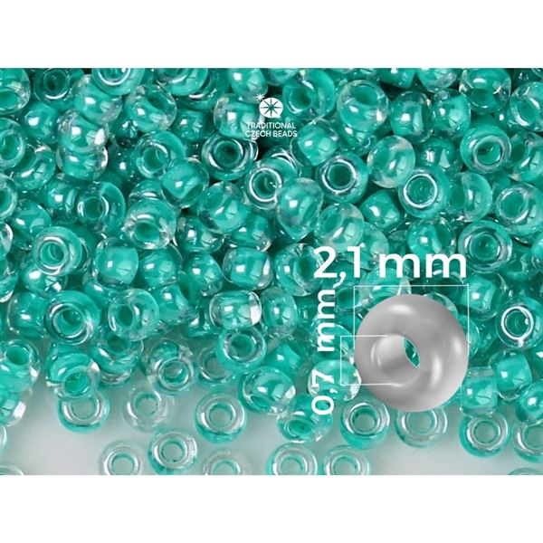 Preciosa rokajl 11/0 - 2,1 mm Zelen (PRE11307) 50 g