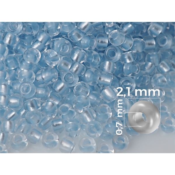 Preciosa rokajl 11/0 - 2,1  mm Modr� (PRE11308) 20 g