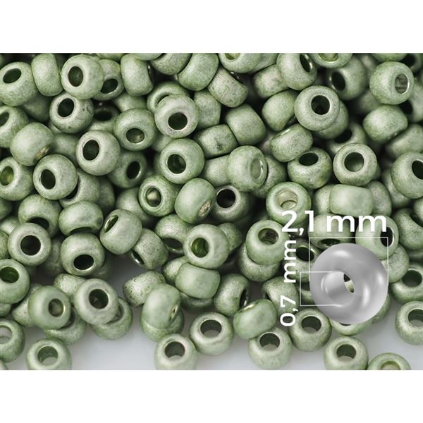 Preciosa rokajl 11/0 - 2,1 mm Zelen� (PRE11311) 50 g