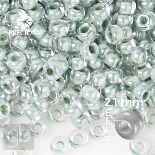 Preciosa rokajl 11/0 2,1 mm Zelen� PRE11324 50 g