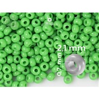 Preciosa rokajl 11/0 - 2,1 mm Zelená (PRE11349) 50 g