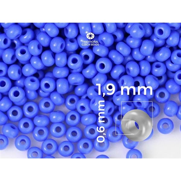 Preciosa rokajl 12/0 1,9 mm Modr� (PRE12051) 20 g