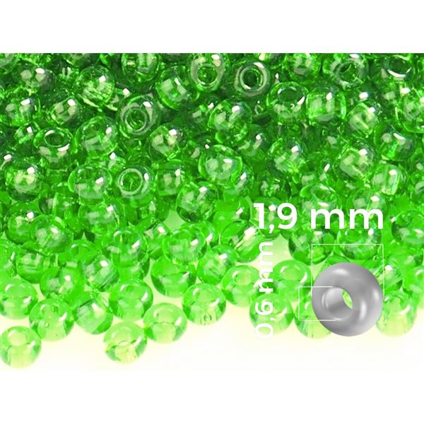 Preciosa rokajl 12/0 1,9 mm Zelen� (PRE12062) 20 g