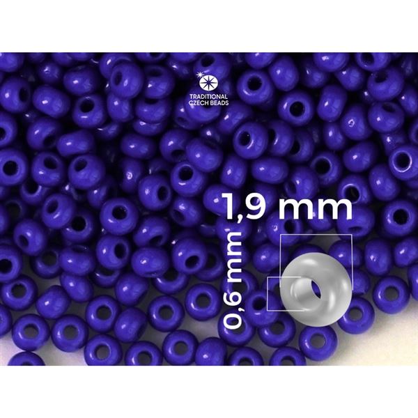 Preciosa rokajl 12/0 1,9 mm Modr� (PRE12068) 20 g