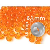 Korálky Preciosa rokaj 2/06,1 mm Oranžová (PRE2005) 20g