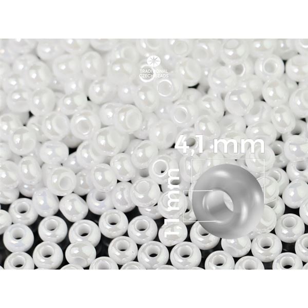 Preciosa rokajl 6/0 - 4,1 mm B�ov� (PRE6112) 50 g