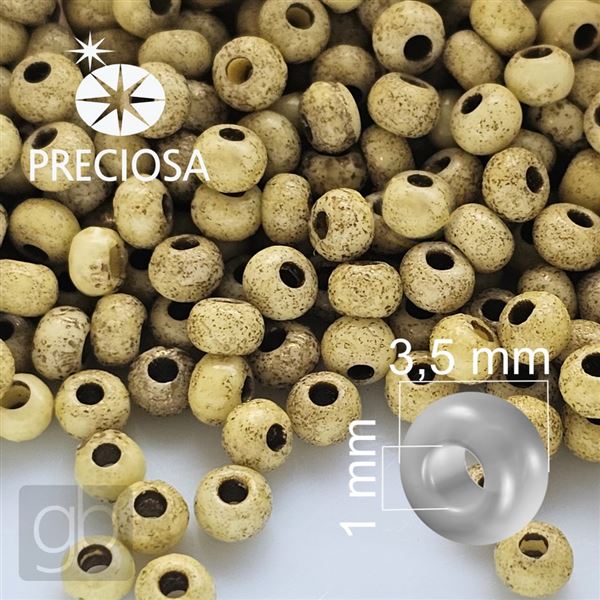 Preciosa rokajl 7/0 3,5 mm B�ov� 20 g PRE7001