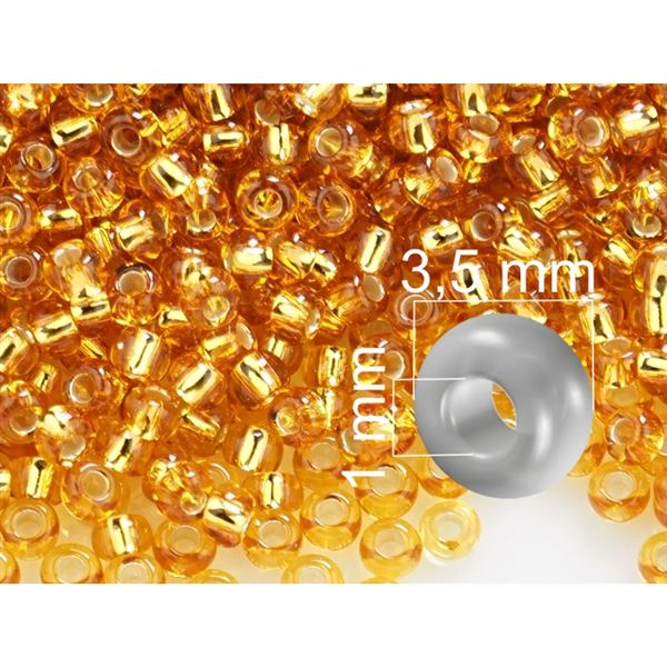 Preciosa rokajl 7/0 3,5 mm �lut� (17070) 20 g