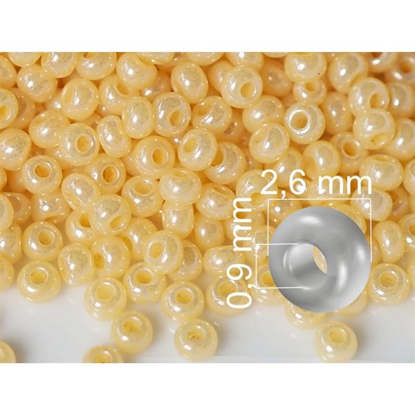 Preciosa rokajl 9/0 - 2,6 mm B�ov� (47185) 50 g