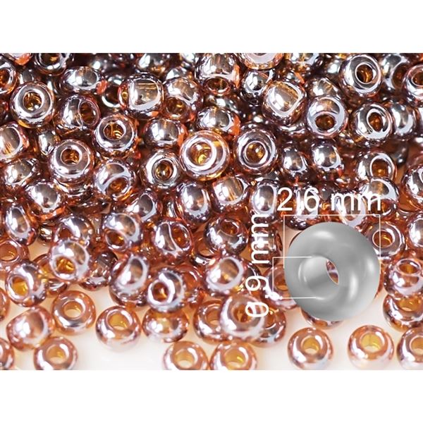 Preciosa rokajl 9/0 - 2,6 mm Hn�d�  (PRE9071) 50 g