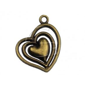 P��v�sek Srdce 21x20 mm Staromosaz