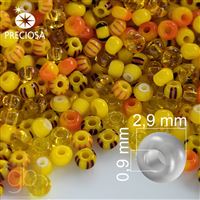 Preciosa Rokajl MIX 8/0 lutá PRM013 50 g