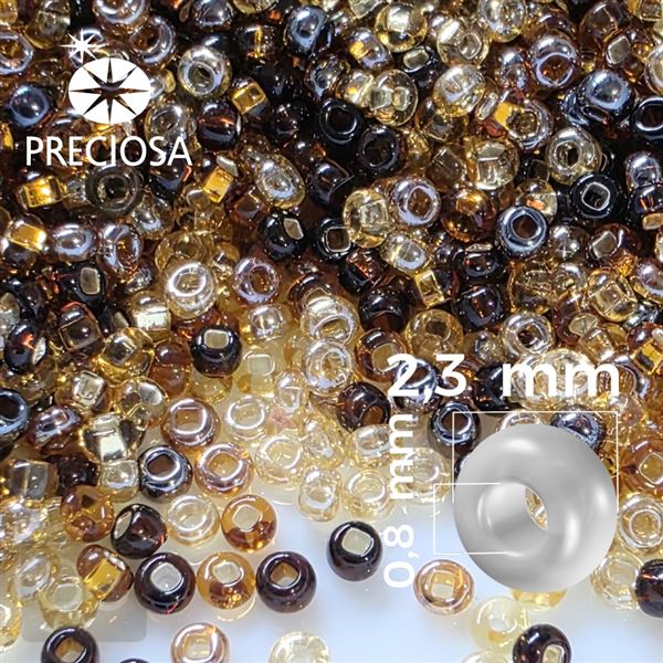 Preciosa rokajl MIX 8/0 2,9 mm hnd PRM067 50 g