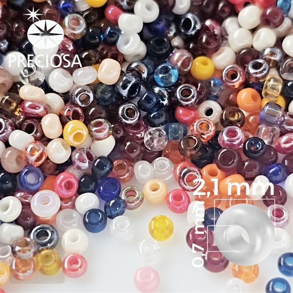 Preciosa rokajl MIX 11/0 2,1 mm  PRM074 50 g