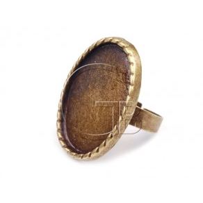 Prst�nek l��ko polotovar 23x31mm Staromosaz