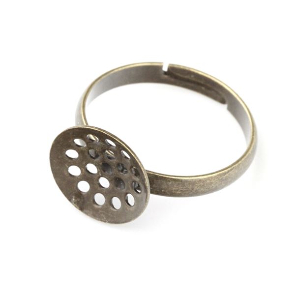 Prst�nek l��ko-polotovar se s�tkem O 12 mm Staromosaz