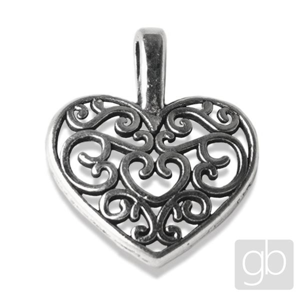 P��v�sek Srdce 14,5 mm Starost��bro