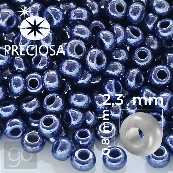 Preciosa rokajl 10/0 2,3 mm Modr� 33061 50 g