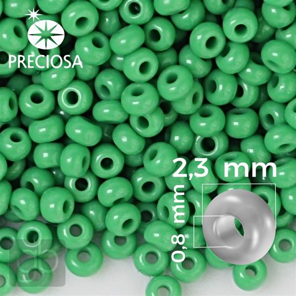 Preciosa rokajl 10/0 2,3 mm Zelen� 53250 50 g