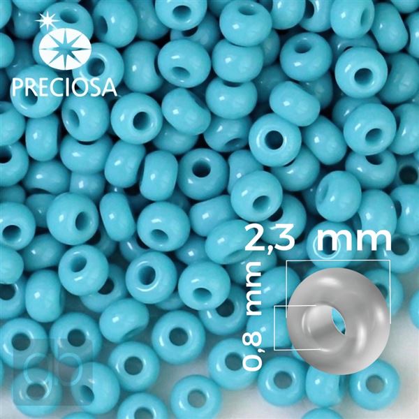 Preciosa rokajl 10/0 2,3 mm Modr� 63030 20 g