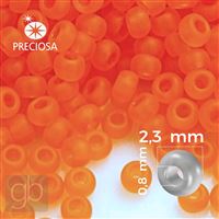 Preciosa rokajl 10/0 2,3 mm Oranová MATT 90000 50 g