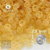 Preciosa rokajl 10/0 2,3 mm lutá MATT 10020 50 g