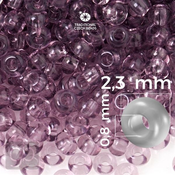 Preciosa rokajl 10/0 2,3 mm Fialov 20010 20 g