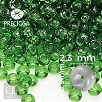 Preciosa rokajl 10/0 2,3 mm Zelená 50120 20 g