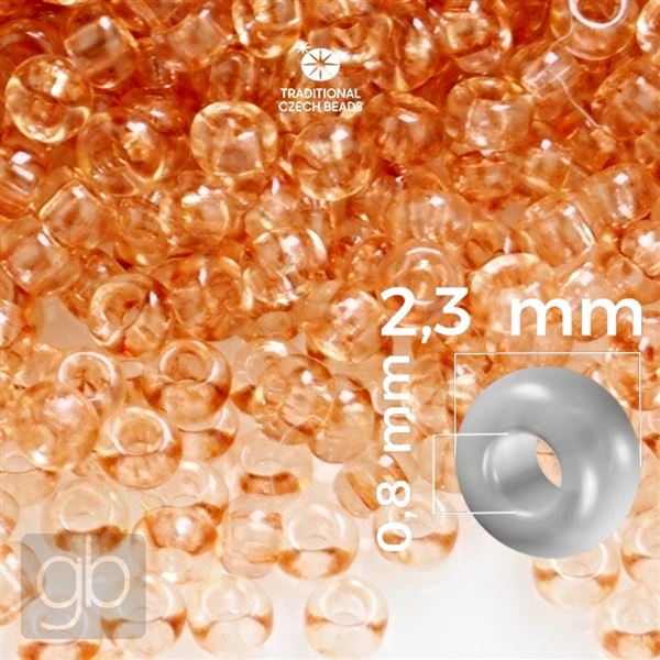 Preciosa rokajl 10/0 2,3 mm Hn�d� 01111 20 g