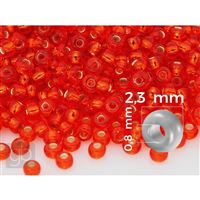 Preciosa 10/0 2,3 mm ervená (97050) 20 g