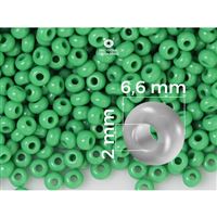 Preciosa korálky rokajl 1/0 6,6 mm Zelená (53250) 20 g