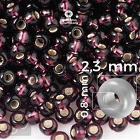 Preciosa rokajl 10/0 2,3 mm Fialová 27080 20 g
