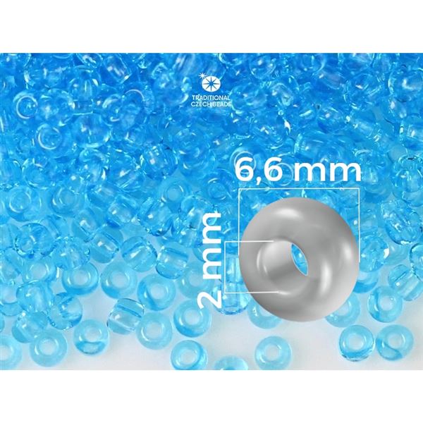 Preciosa kor�lky rokajl 1/0 6,6 mm Modr� (60010) 20 g