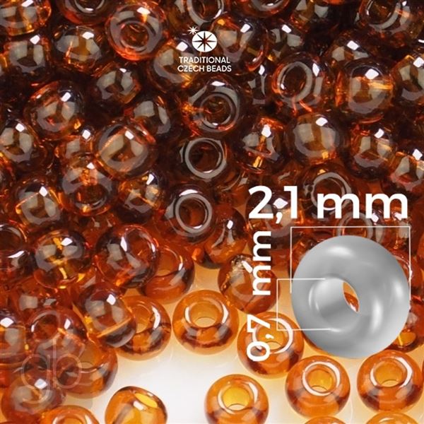 Preciosa rokajl 11/0 2,1 mm Hn�d� 10110 50 g